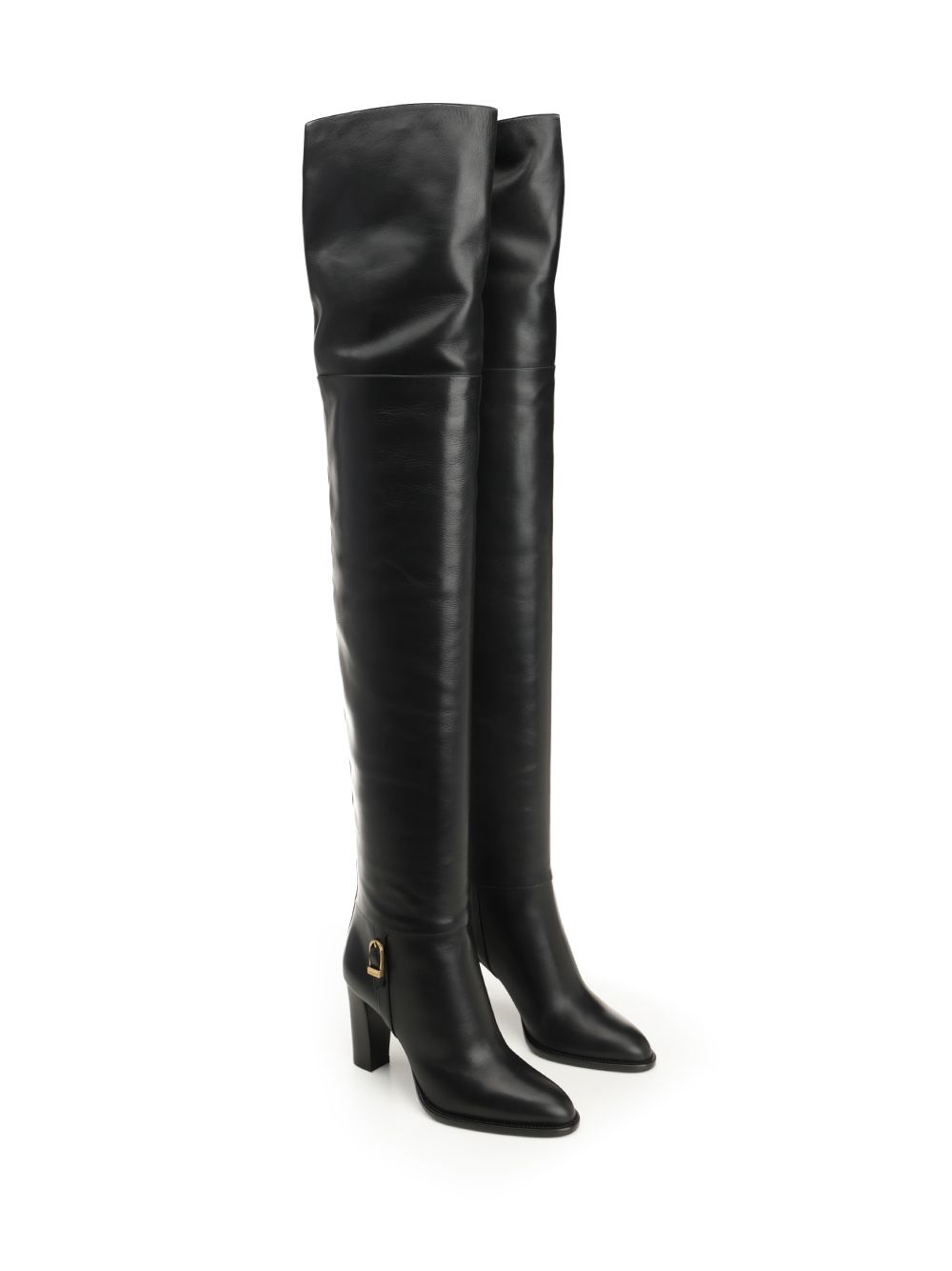 Saint Laurent Julia Over-The-Knee Boots - Black | d7c4195ce3931224844bb327008b8850b53ce4fc