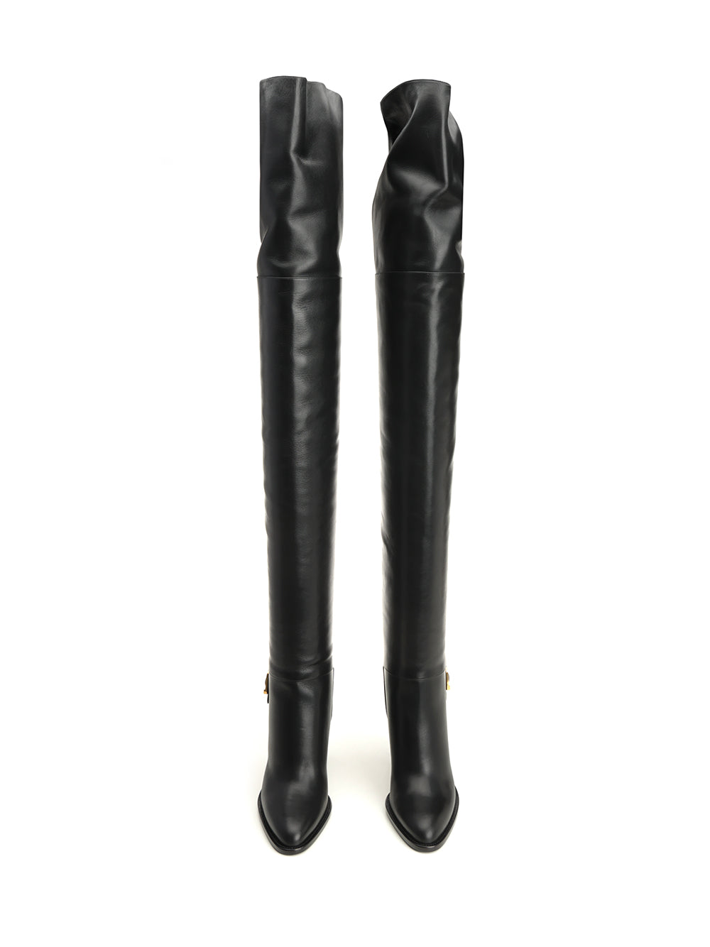 Saint Laurent Julia Over-The-Knee Boots - Black | 3d1e00be09d5940adf6d5fabacca43e75e176e24