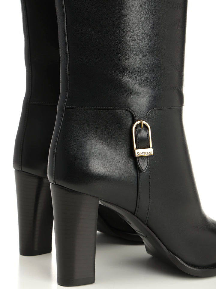 Saint Laurent Julia Over-The-Knee Boots - Black | bfef0b1567be7a52ef1fb5623eed9a8ff6d3d38f