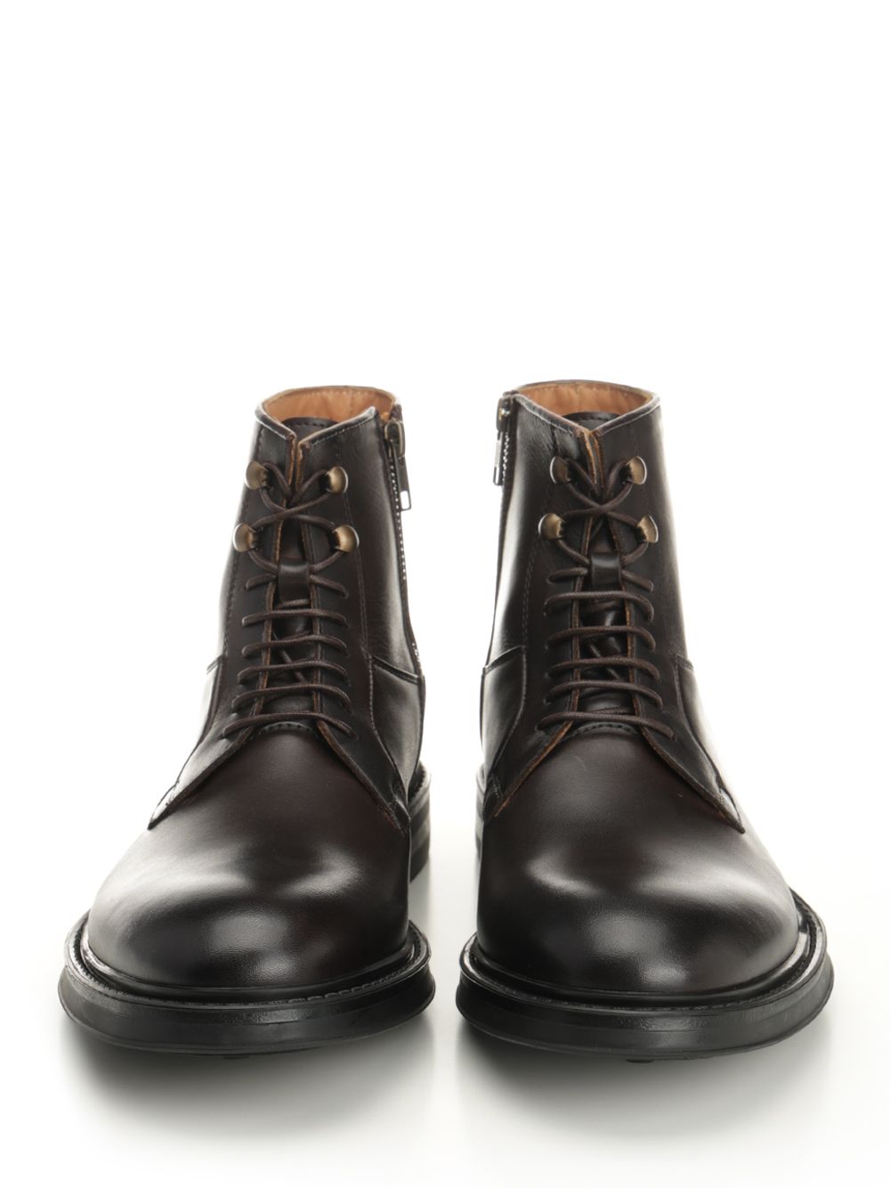 Corvari Oiled Leather Ankle Boot Boots - Brown | d129e906477ad088657487039a7b22867288b3b2
