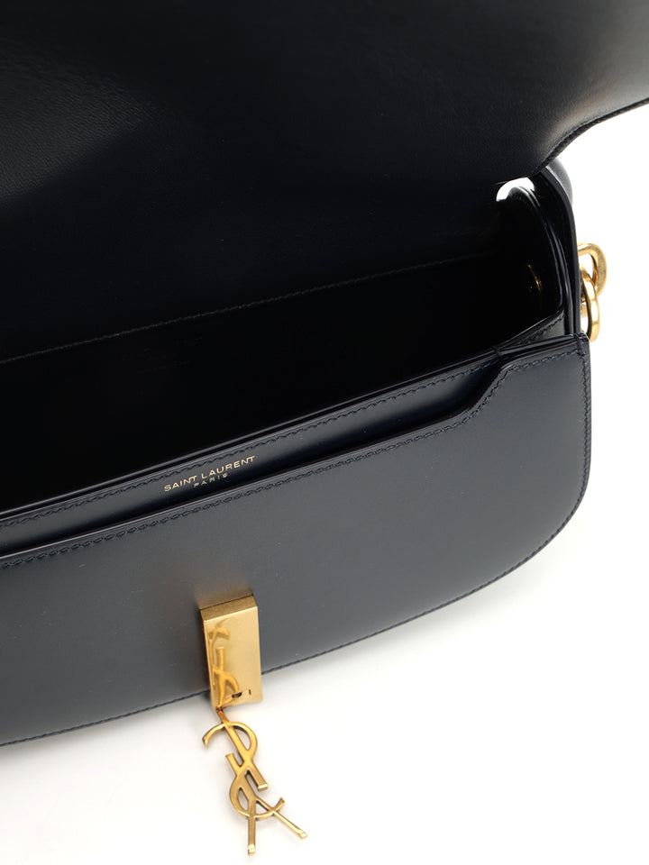 Saint Laurent Voltaire Shoulder Bags - Blue | 6e0c164c757e1e2e1d1519fdfc41c5f1dd56bed0