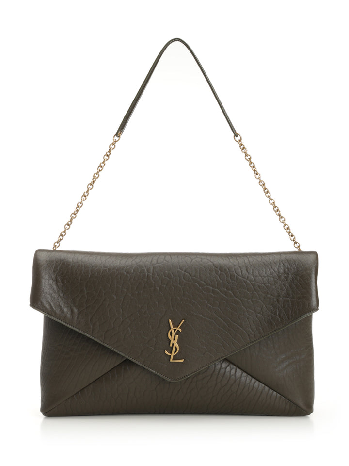 Saint Laurent Envelope Cassandre Small leather goods - Green | c1daa403b8ac73459004062becd715bedcf3a6cb