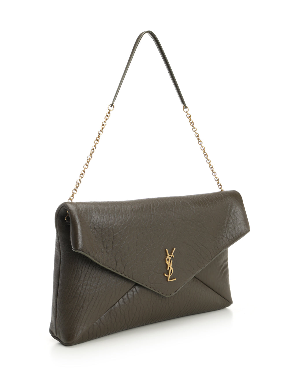 Saint Laurent Envelope Cassandre Small leather goods - Green | 01d3b4bdcf314e82fd6baa5dca7ec53656978d8d