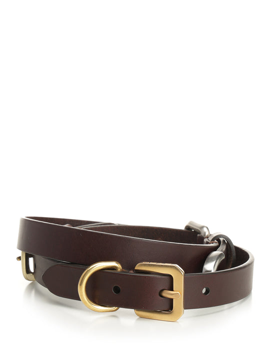 Leather Belt Belts Brown