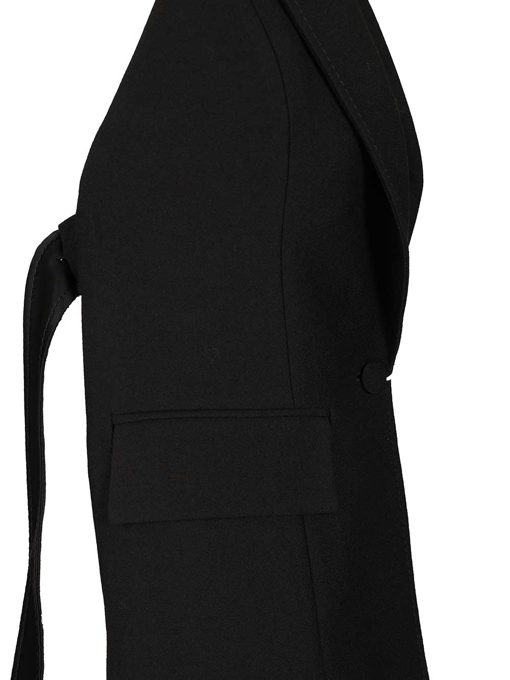 Marella X Stella Maxwell Sleeveless Blazer Top Jackets - Black | 204d488a1cc41159acbda078783f65fc59a5356b