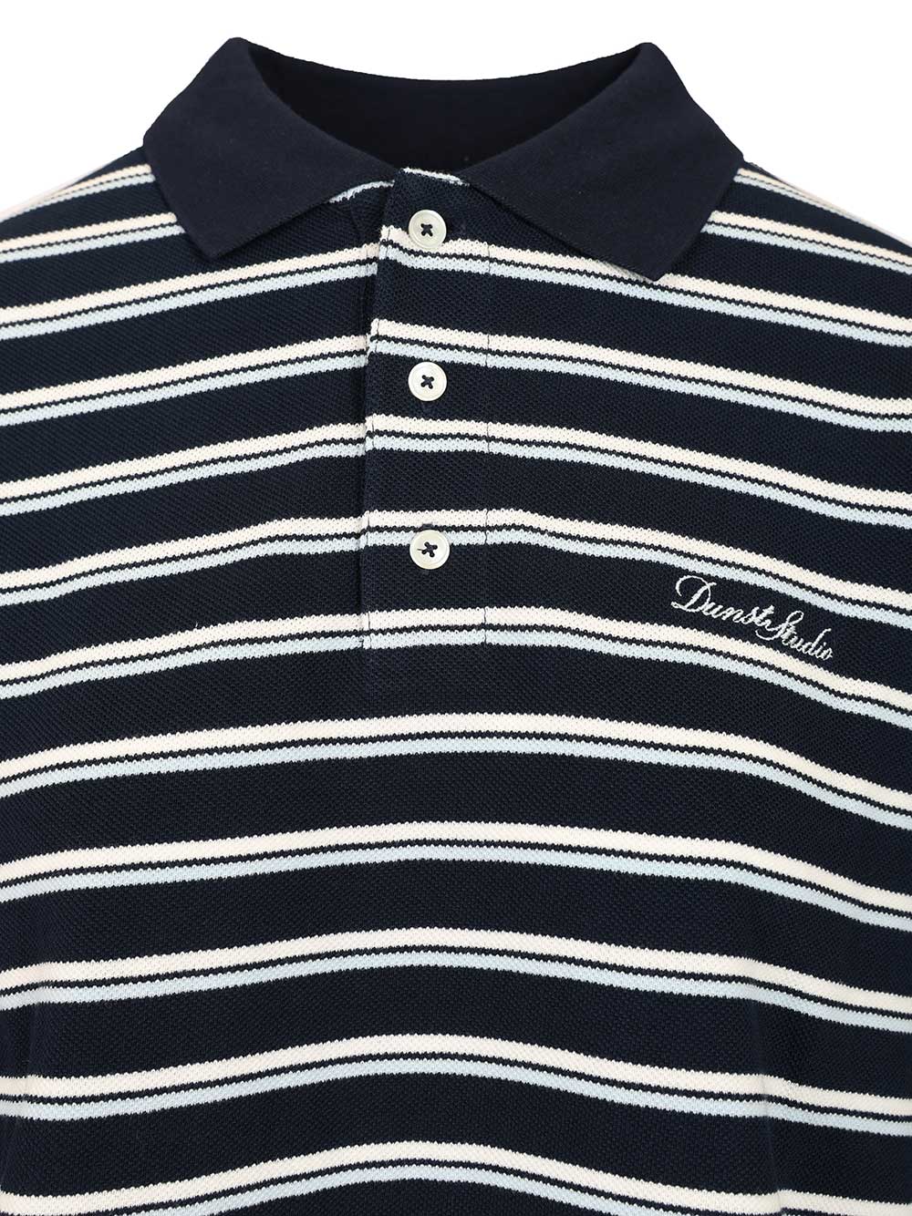 Dunst Striped Polo shirt - Blue | 01b2902ff195bcf1373d71adce610e1f5635533a