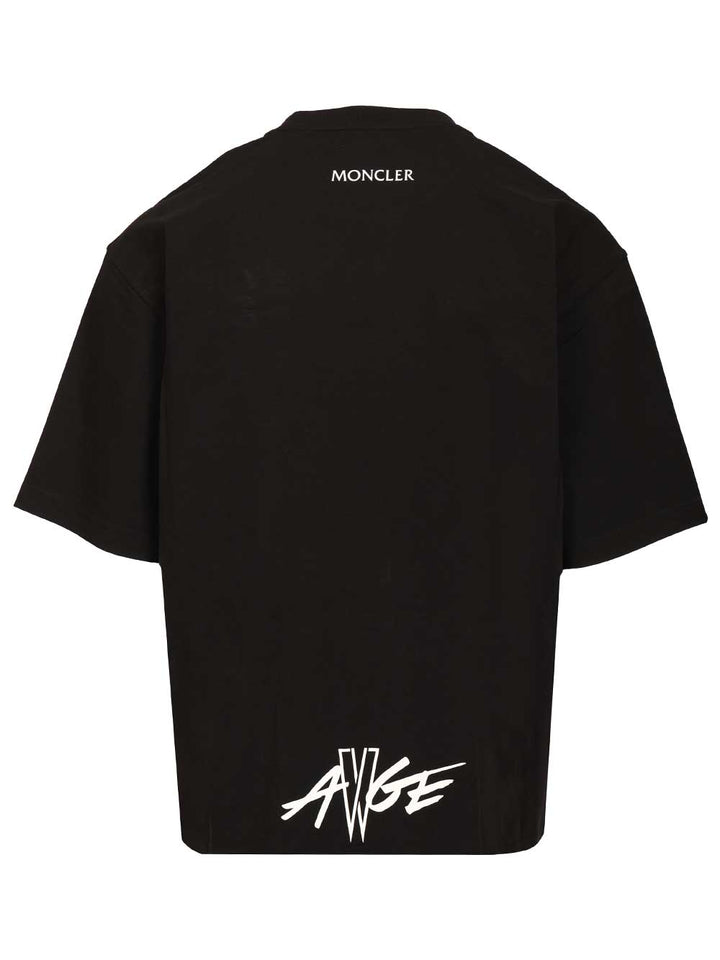 Moncler Genius Moncler X A$Ap Rocky Cotton T-Shirt - Black | d56a4282c470c4766814f52e485f5fded47b5f0e
