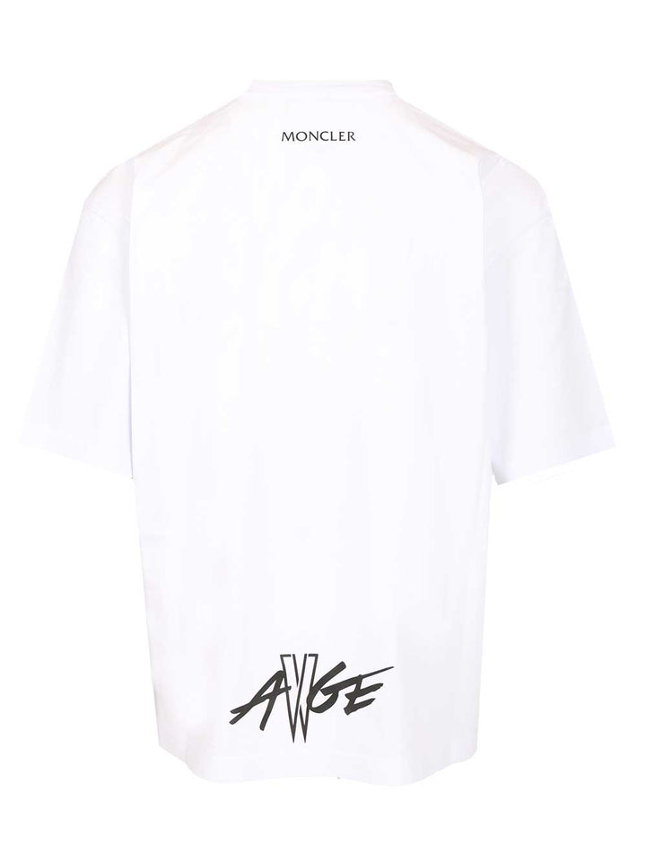 Moncler Genius Moncler X A$Ap Rocky Cotton T-Shirt - White | c20146999aae7c42a101adb7d36dc97b615b39f9