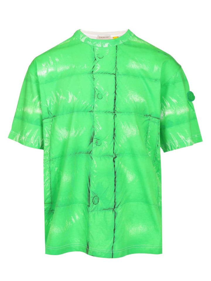 Moncler Genius Moncler X A$Ap Rocky Cotton T-Shirt - Green | 2a3f7ccd3f738d496dbe28f433f9ecce00186ed0