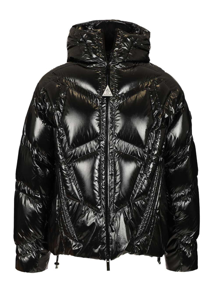Moncler Genius Moncler X A$Ap Rocky Bahianinha Hooded Short Down Jacket Coats - Black | 15014fd3131b8f717c752afc52a698e3b44cdce3