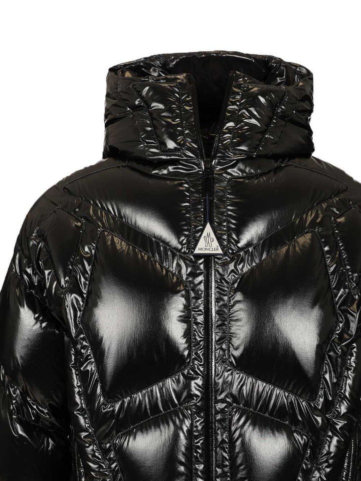 Moncler Genius Moncler X A$Ap Rocky Bahianinha Hooded Short Down Jacket Coats - Black | 233545fb00b19320ca9a747d53370d419d52108f