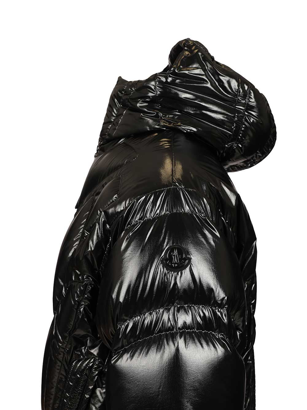 Moncler Genius Moncler X A$Ap Rocky Bahianinha Hooded Short Down Jacket Coats - Black | 0cc7bea34d25e1a1c1f44575deb23b925cf8b0bb
