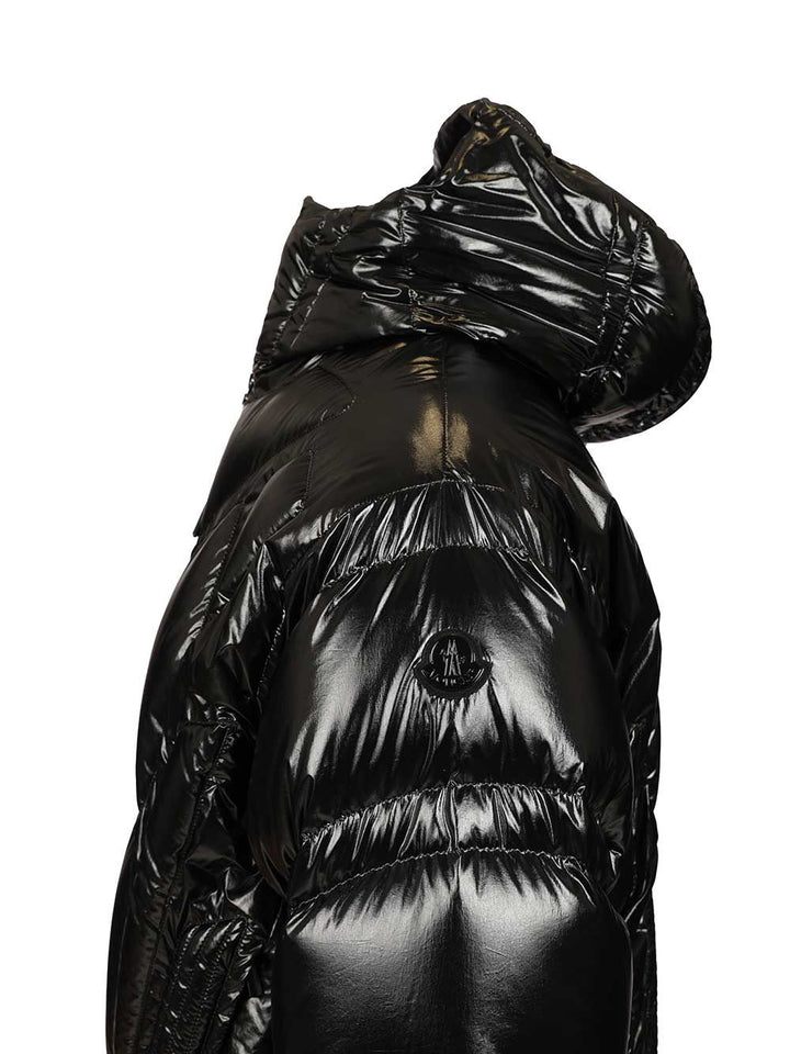Moncler Genius Moncler X A$Ap Rocky Bahianinha Hooded Short Down Jacket Coats - Black | 0cc7bea34d25e1a1c1f44575deb23b925cf8b0bb
