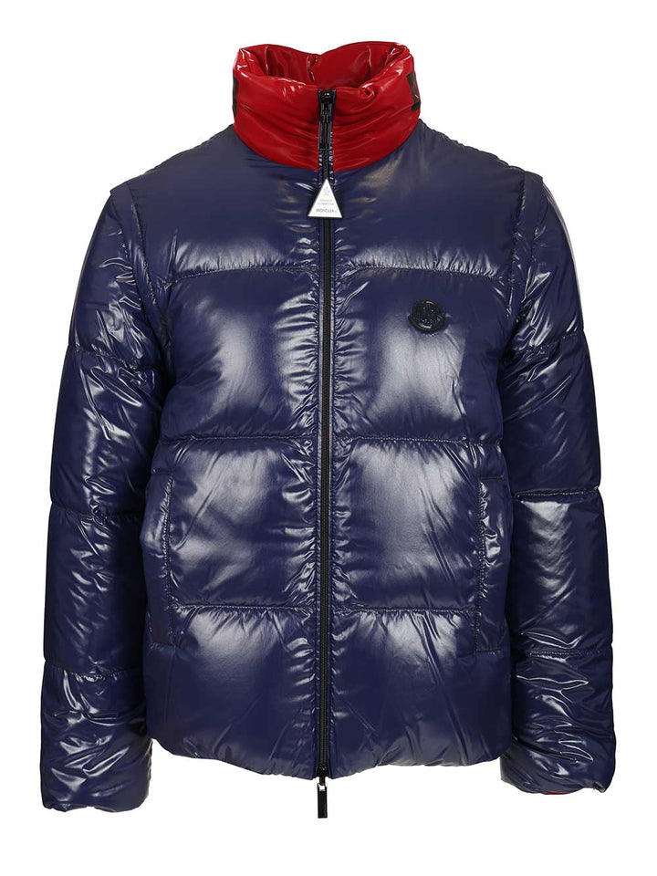 Moncler Genius Moncler X A$Ap Rocky Throttle Reversible Down Jacket Coats - Red | f6831ea8ff44be1d84bcc39afa2063283e1f5825