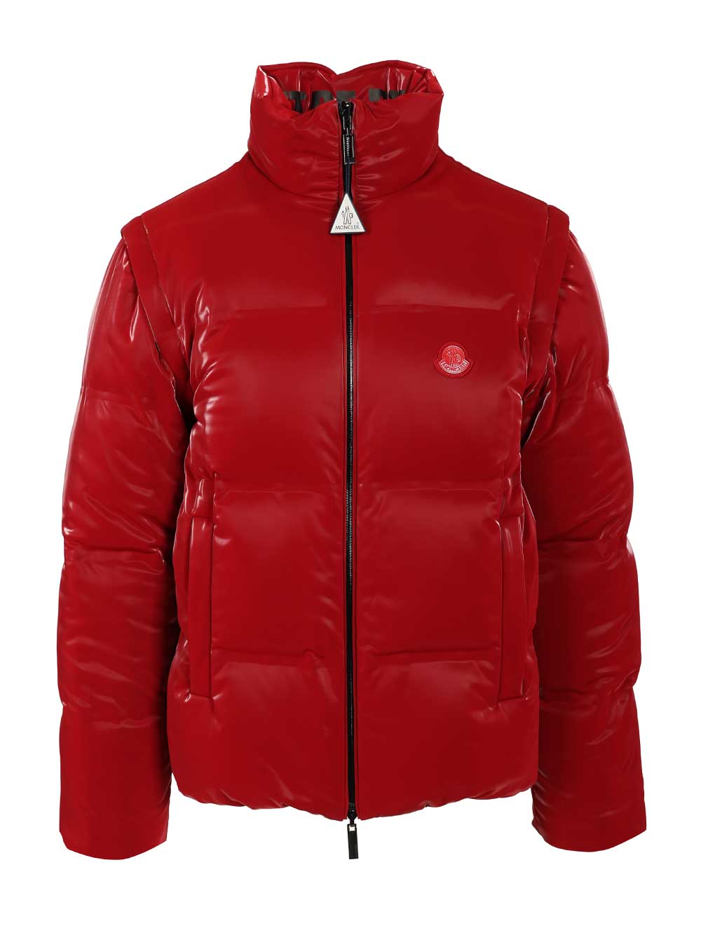 Moncler Genius Moncler X A$Ap Rocky Throttle Reversible Down Jacket Coats - Red | 2756644b569b1ce50d97a5594464d39d1736293e