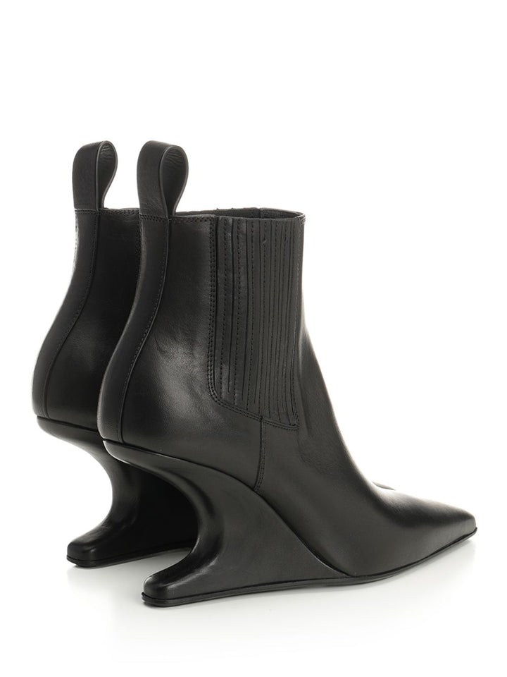 Rick Owens Sharp Ankle Boots - Black | 96a4a4d2eae24f342ed8b2ef66393ca8fd34ead7