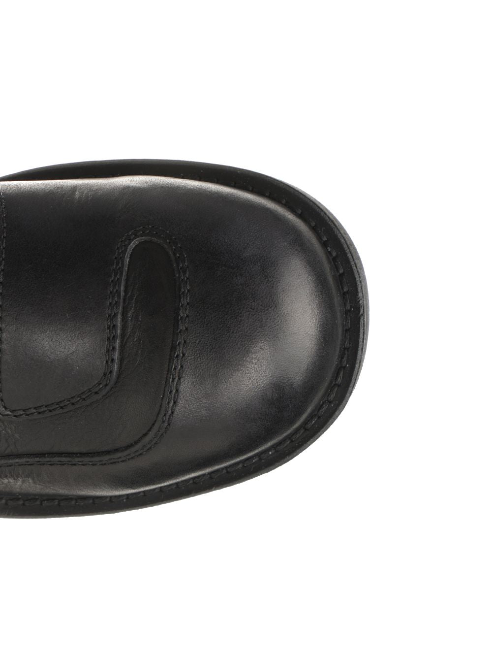 Mm6 Maison Margiela Leather Ankle Boots - Black | d98e786b38475d01433c038acd36f2019bdad977