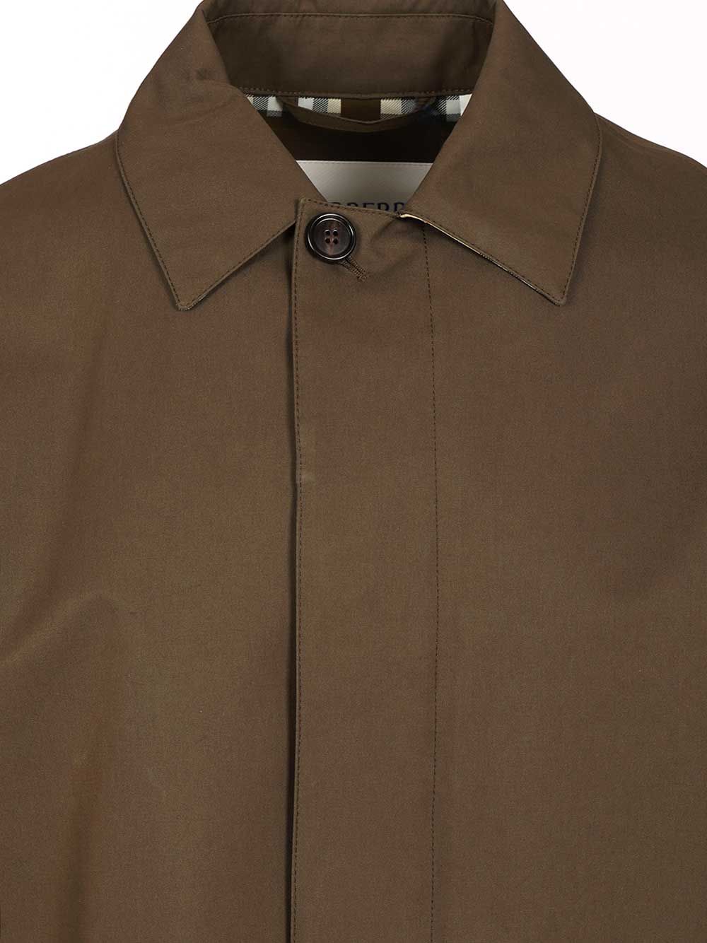 Burberry Medium Car Coat Coats - Green | a08e058cc548bed2e21237d34f184eab16bebe86