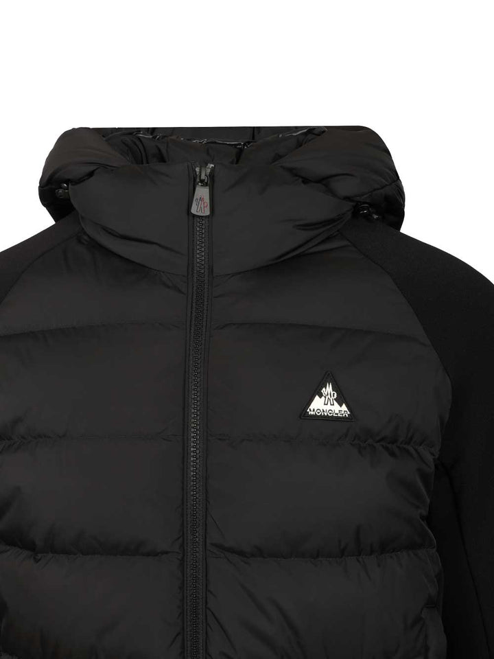 Moncler Grenoble Polartec® Padded Zip-Up Hoodie Sweatshirts - Black | 41f297c684349990efee955f7bef11455c336c58