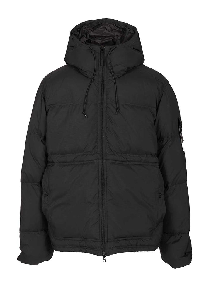 Stone Island Down Parka In 6.6 Cordura® Ripstop Nylon Jackets - Black | d331aac4637b4ee3782baf5c99d25656aaf32b14