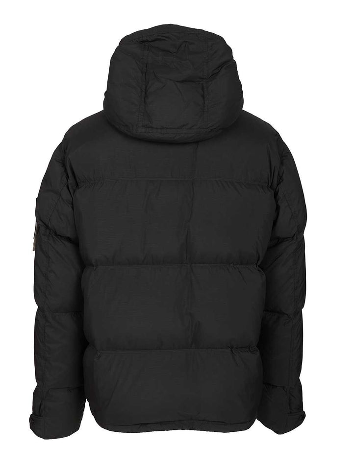 Stone Island Down Parka In 6.6 Cordura® Ripstop Nylon Jackets - Black | 4dca3582f067372ecd9f38fea76dc7c289fb97fd