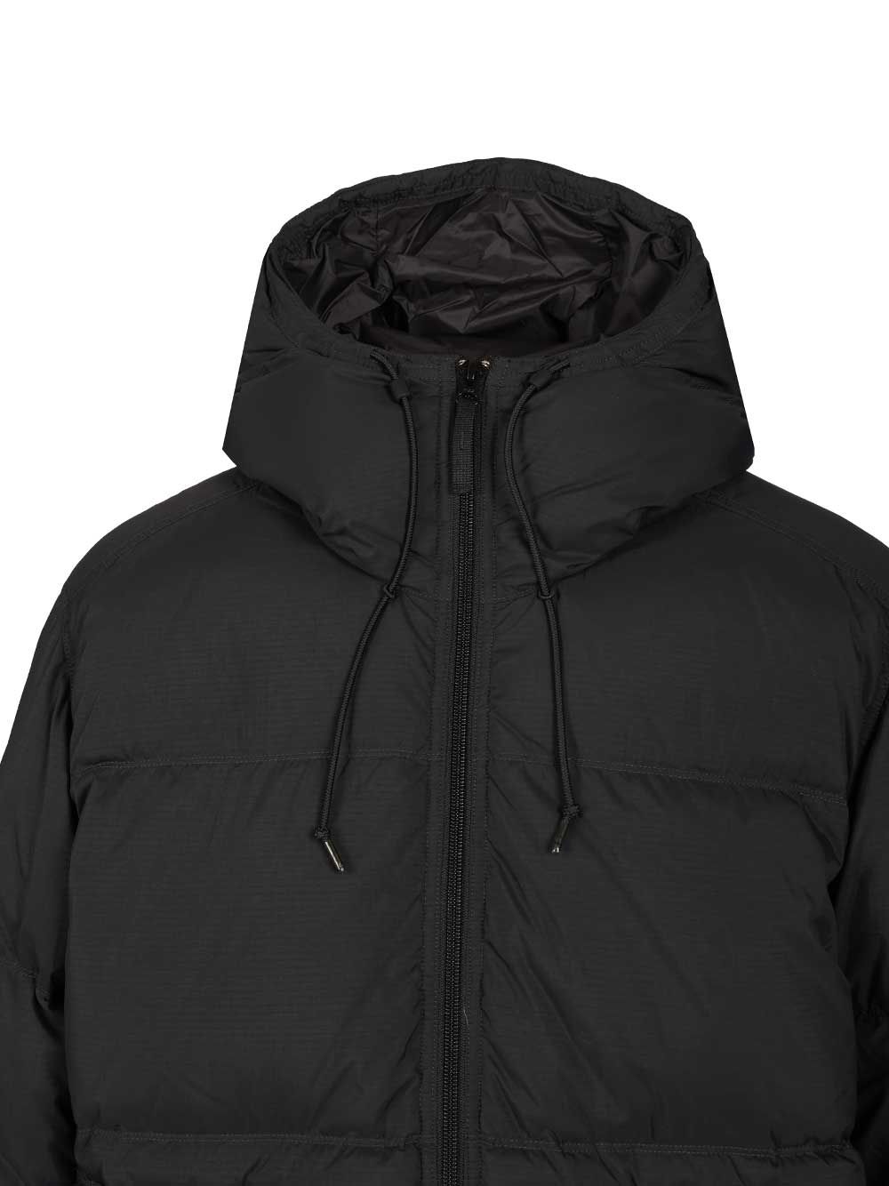 Stone Island Down Parka In 6.6 Cordura® Ripstop Nylon Jackets - Black | de4a00c3dd444cdb364e83e85582ca7b57b98daf