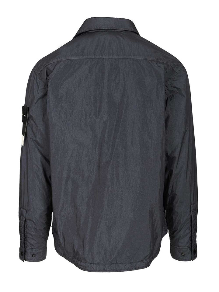 Stone Island Lightweight Hooded Jacket Jackets - Blue | 975ef80cd24f588884e42ef9bef7927a7b91f9b5