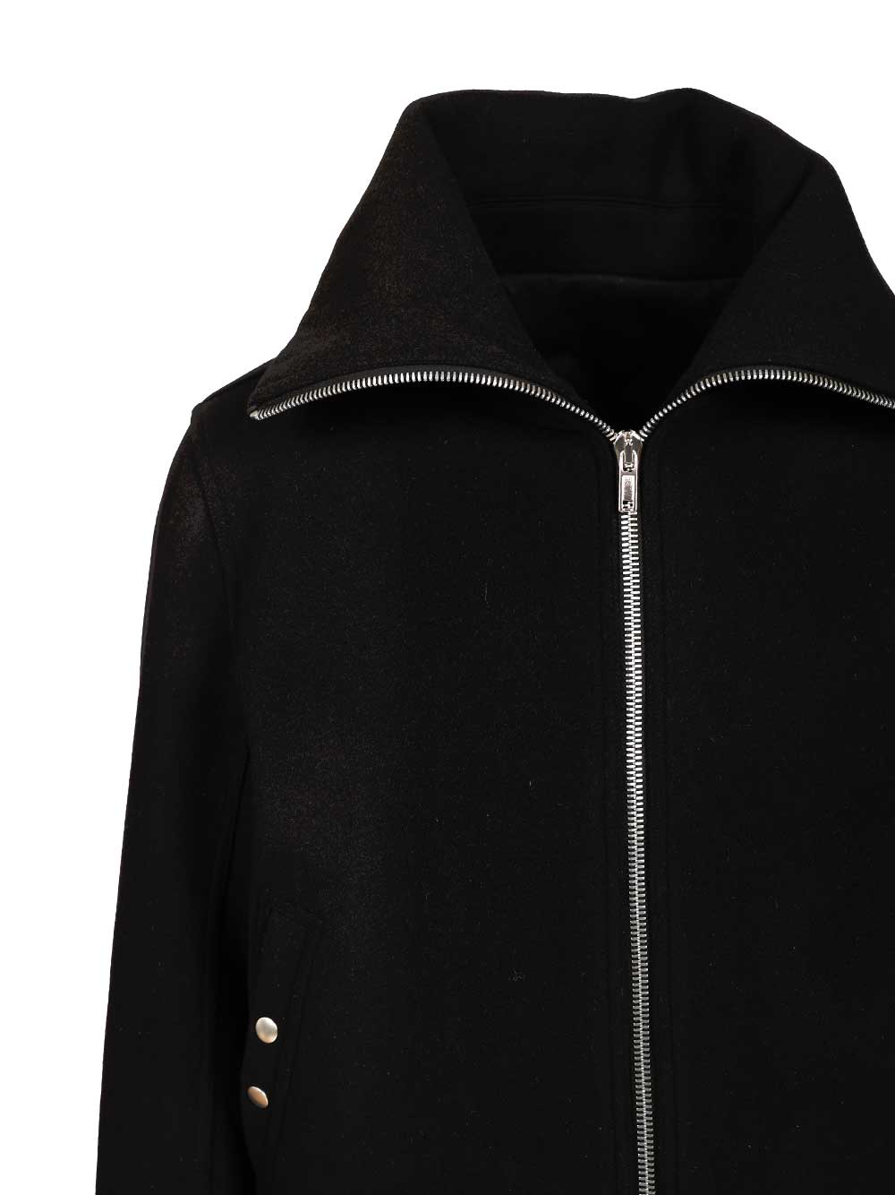 Rick Owens Bomber Blixa Dracucollar Jackets - Black | d683678b736fe0329988a23b842ff6d1153e0906