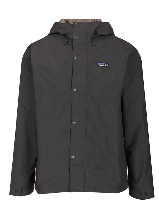 Casual Rain Jacket Jackets Black