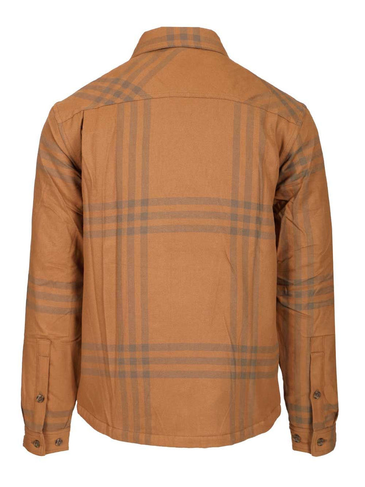 Patagonia Brushed Flannel Shirt Jackets - Brown | f989d5b2fd5f4475816e780af9057de38656f90f