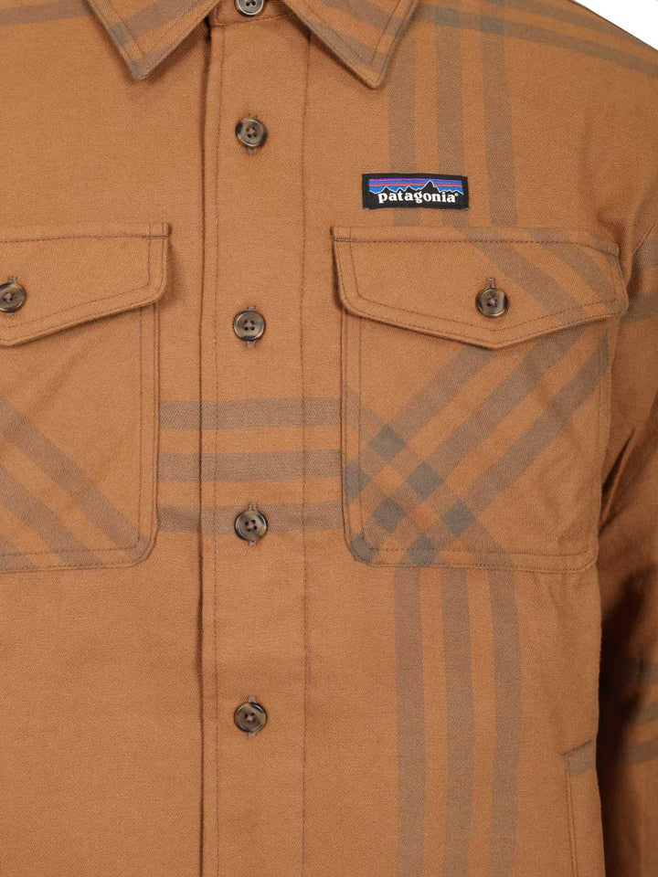 Patagonia Brushed Flannel Shirt Jackets - Brown | 791fb29ce187c5f9ef0b1b44300d7c7617967fe7