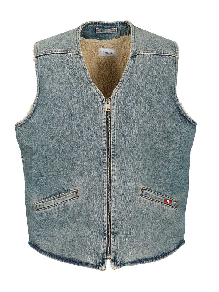 Amish Denim Vest Jeans - Blue | 73b87e40db1349eaf39e05901350a84414395d5d
