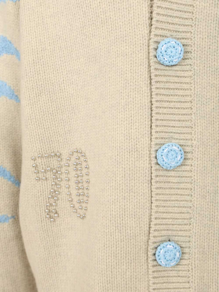 Kenzo Pachinko Cardigan Knitwear - Grey | 4d88a4d0429b9b9f62ed7658b8c5d329f82d2651