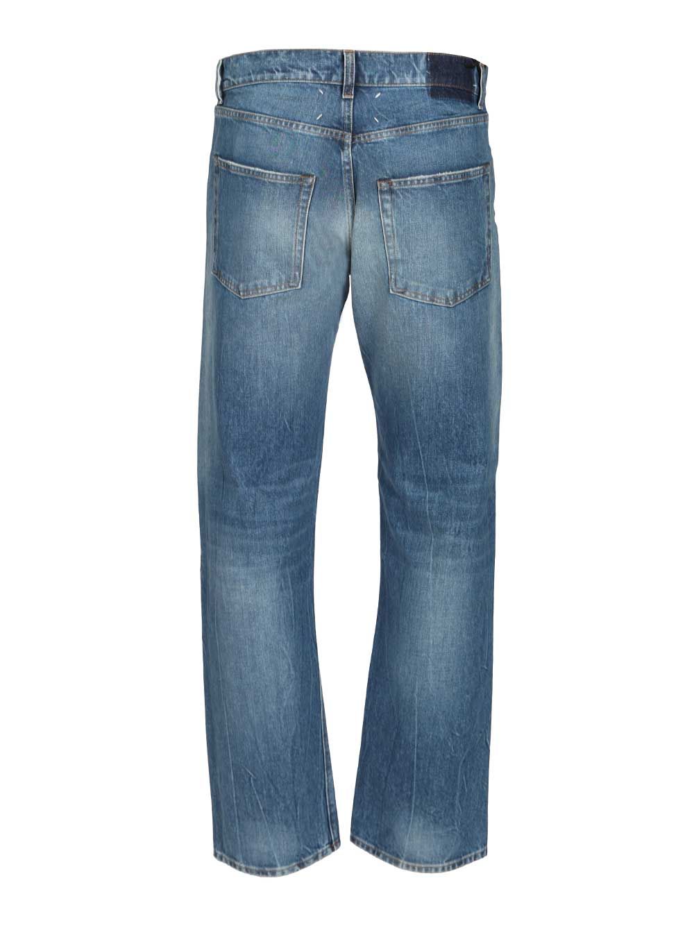Maison Margiela Five-Pocket Jean Jeans - Blue | f16bfe2b62e4b264785e7bcadeaa96a81e1ae7e6