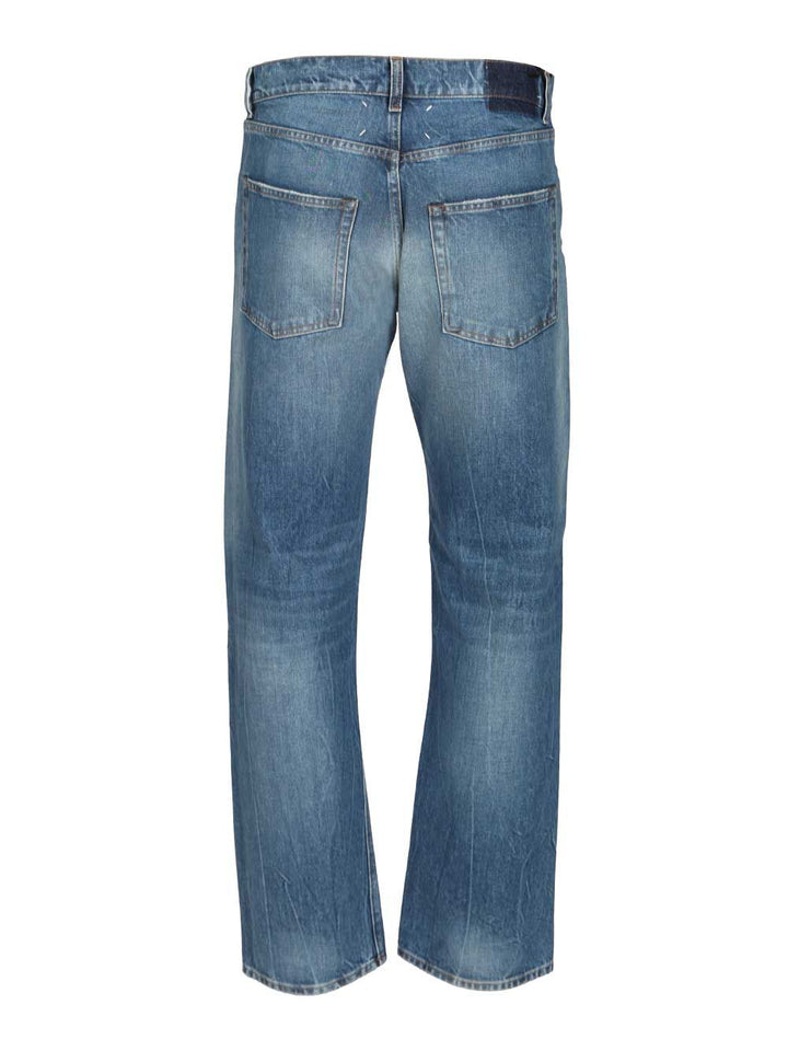 Maison Margiela Five-Pocket Jean Jeans - Blue | f16bfe2b62e4b264785e7bcadeaa96a81e1ae7e6
