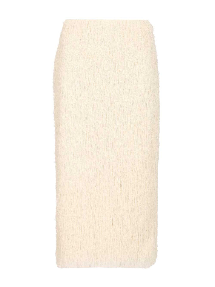 Dries Van Noten Fringed Skirt Skirts - White | ebbb0a426539a2cf9757db614bf3317ebaa4888f