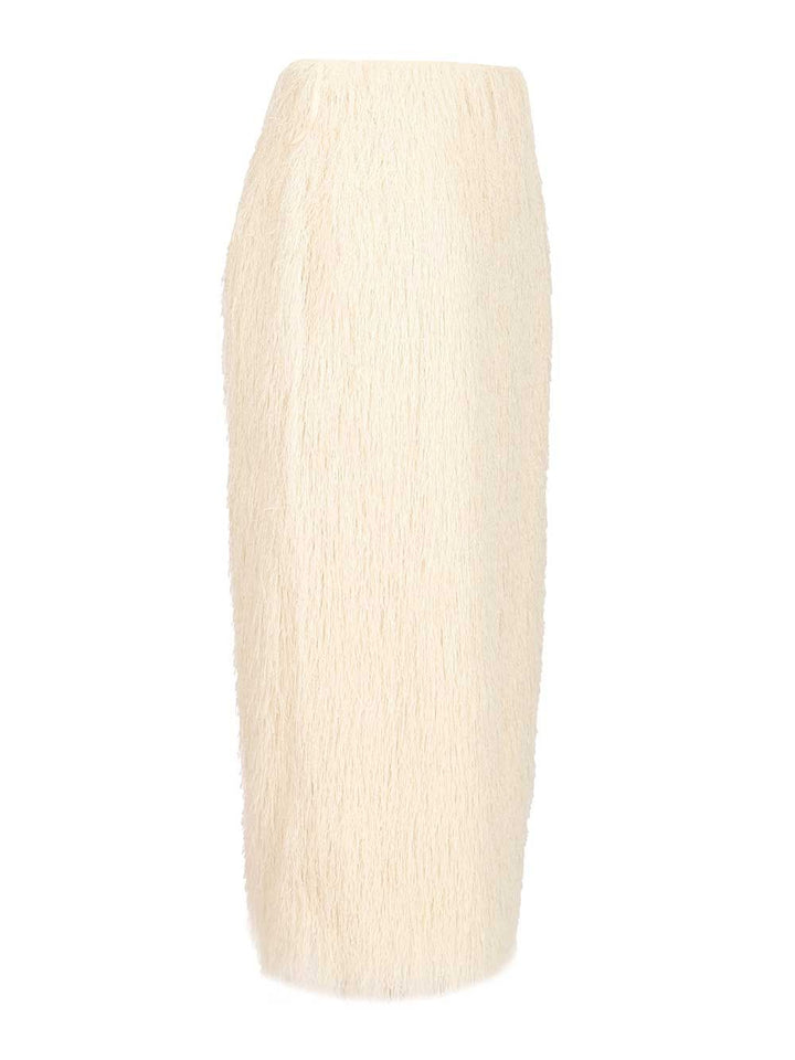 Dries Van Noten Fringed Skirt Skirts - White | ea583cf2a1bfee0a0e3ead3e14c28c522c9009e9