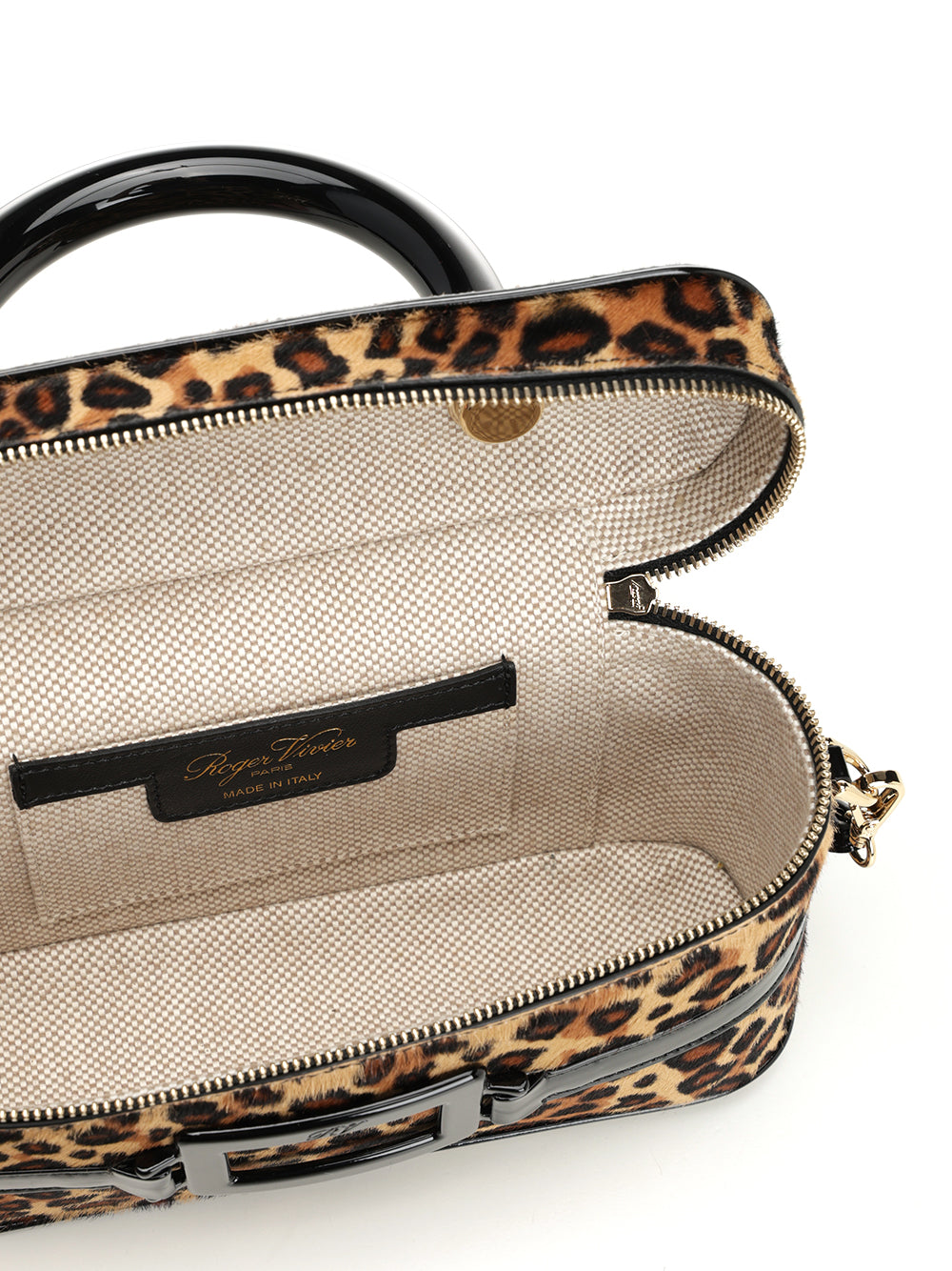 Roger Vivier Belle Vivier Leopard-Print Buckle Tote Bag Handbags - Animalier | 91f88e1c4d65c8a9b534f2a8895f1661790f467d