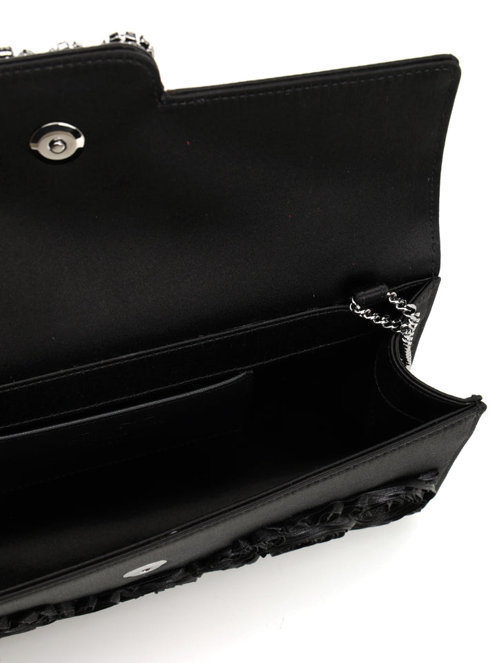 Roger Vivier Clutch In Black Satin Clutches - Black | b9b3aa2dd0535a0314c2bea7a7c8bb5f30e1ed72