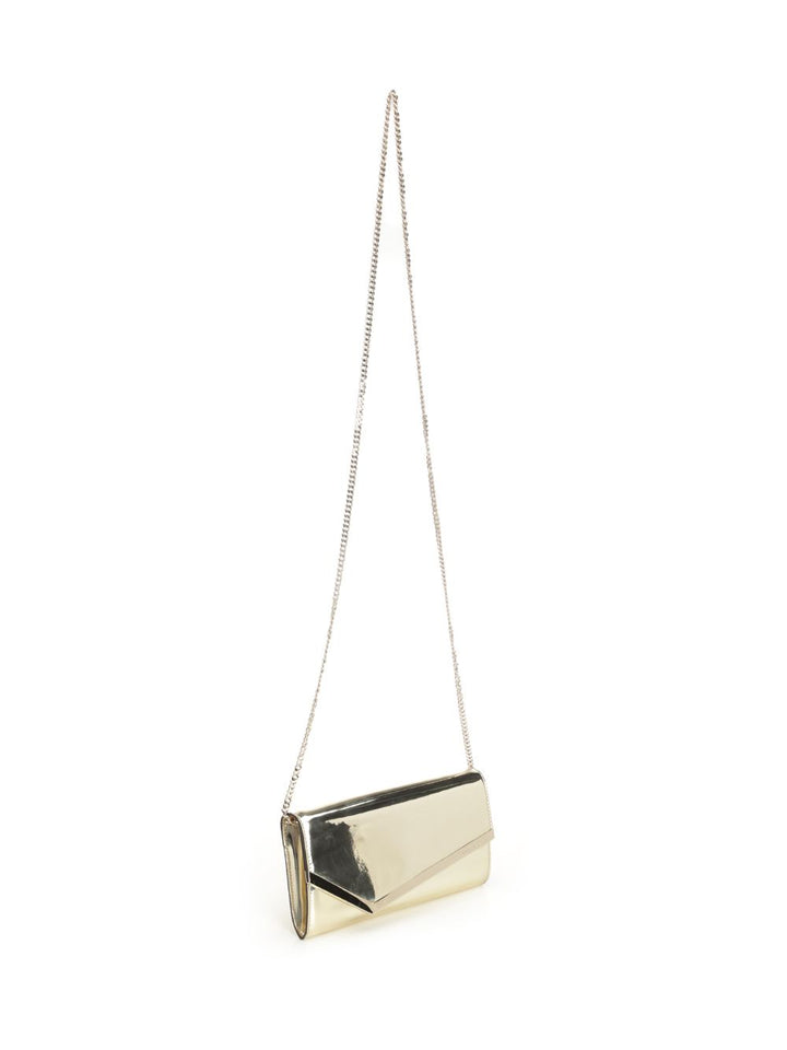 Jimmy Choo Emmie Sillver Clutch Clutches - Gold | 43667cc58dc76596e628b436fe8e7e8f15f5aabc