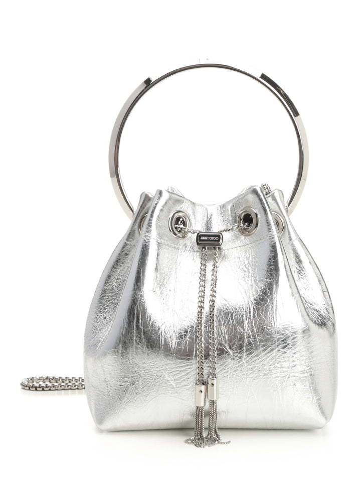 Jimmy Choo Bon Bon Handbags - Silver | 63b5817bd7e9c674a608c9e0ab05864f12cae4cb