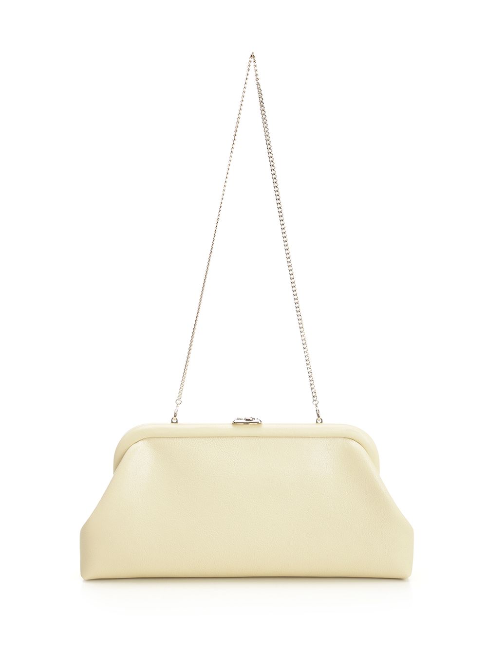Jimmy Choo Leather Clutch Clutches - White | 155225708381f2ce5f8661f256110f6c1503eab3