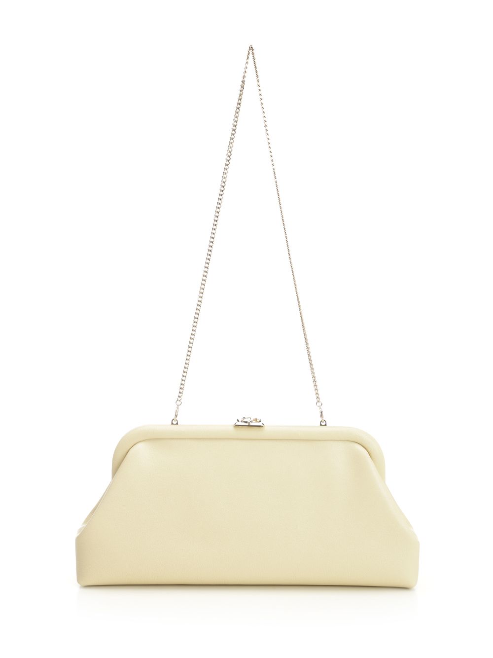 Jimmy Choo Leather Clutch Clutches - White | eb52125757e435f466de26430e8e412192cc13f9