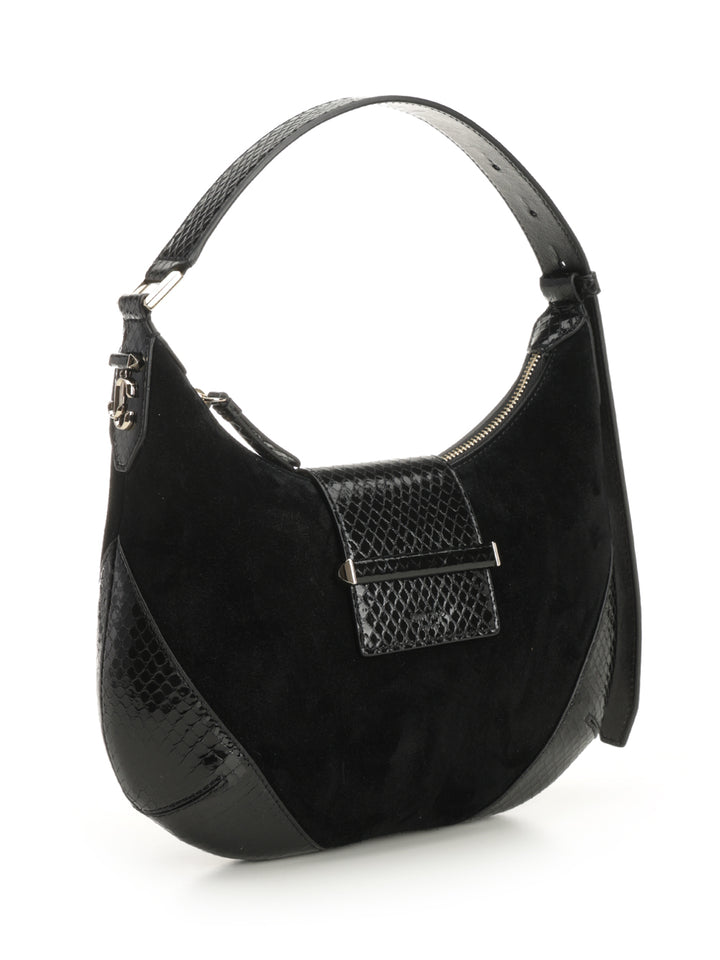 Jimmy Choo Bar Hobo Bag Shoulder Bags - Black | f674df40c6ccd27292dac9eee7454c59c80b3357