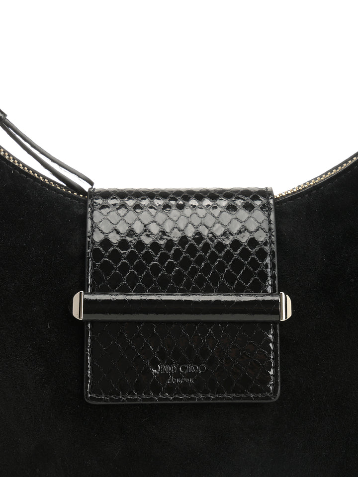 Jimmy Choo Bar Hobo Bag Shoulder Bags - Black | 3f0c535d193b0fbec2b6907bf5ef8c75b39d9f88