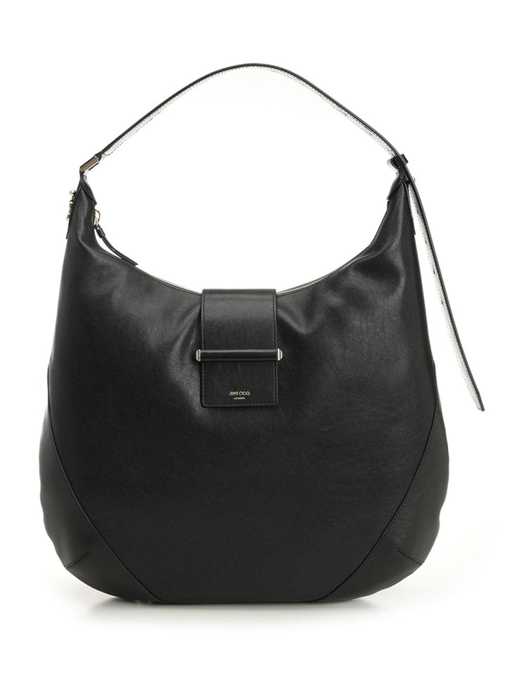 Jimmy Choo Bar Hobo Shoulder Bags - Black | f98edc2b149f25ba5e7d66dc5b9225d69aea1157