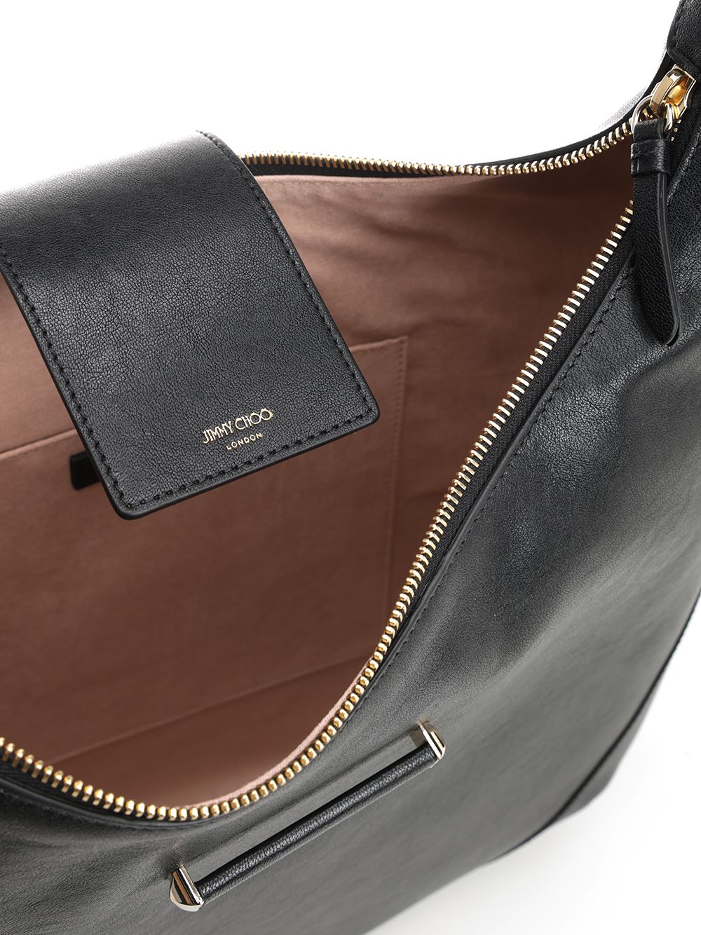 Jimmy Choo Bar Hobo Shoulder Bags - Black | f26a79171e5143fe2d1663460cb3774124e94804