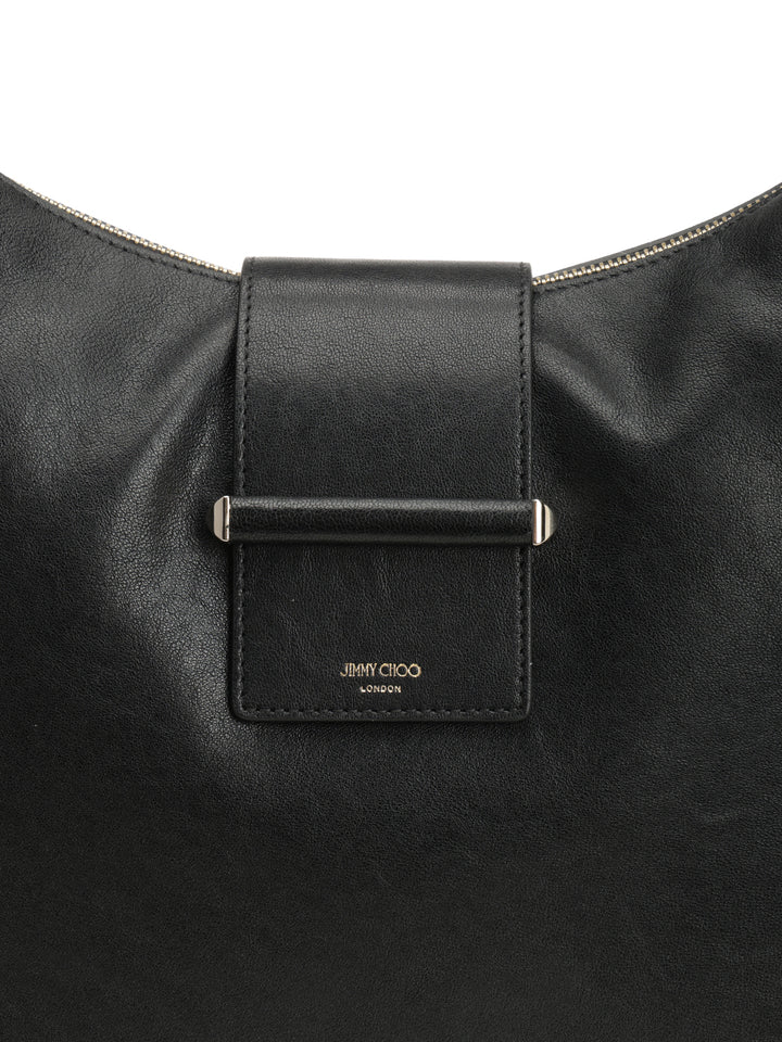 Jimmy Choo Bar Hobo Shoulder Bags - Black | fb3507175821f5d5452106b937f5815358ad003a