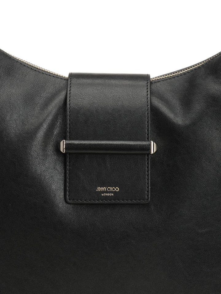 Jimmy Choo Bar Hobo Shoulder Bags - Black | a61ef9785efc7c53eefd7beecad9862a6fc4b9f8
