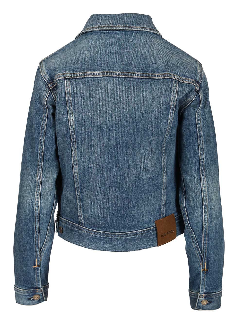 Tom Ford Japanese Stonewashed Denim Jacket Jackets - Blue | a25b02503ac3eb2ce3e3e4dccc00fe57a05f6f63